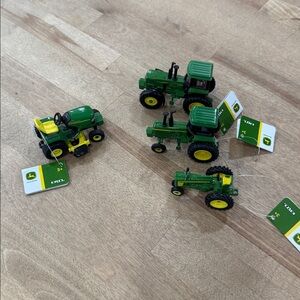 ERTL Green Tractor and Lawn Mower Lot